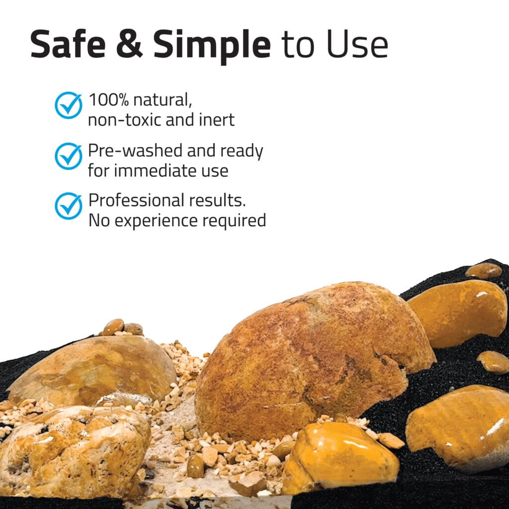 Kit de piedras y grava para acuascaping Fluval - Ámbar