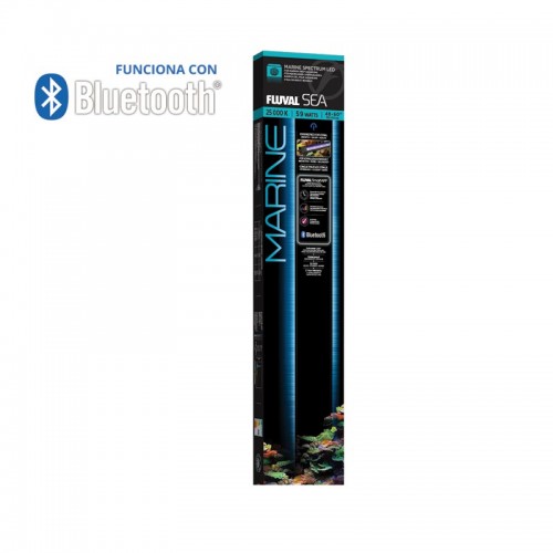 Pantallas de iluminación con bluetooth para acuarios Fluval Sea Marine Spectrum