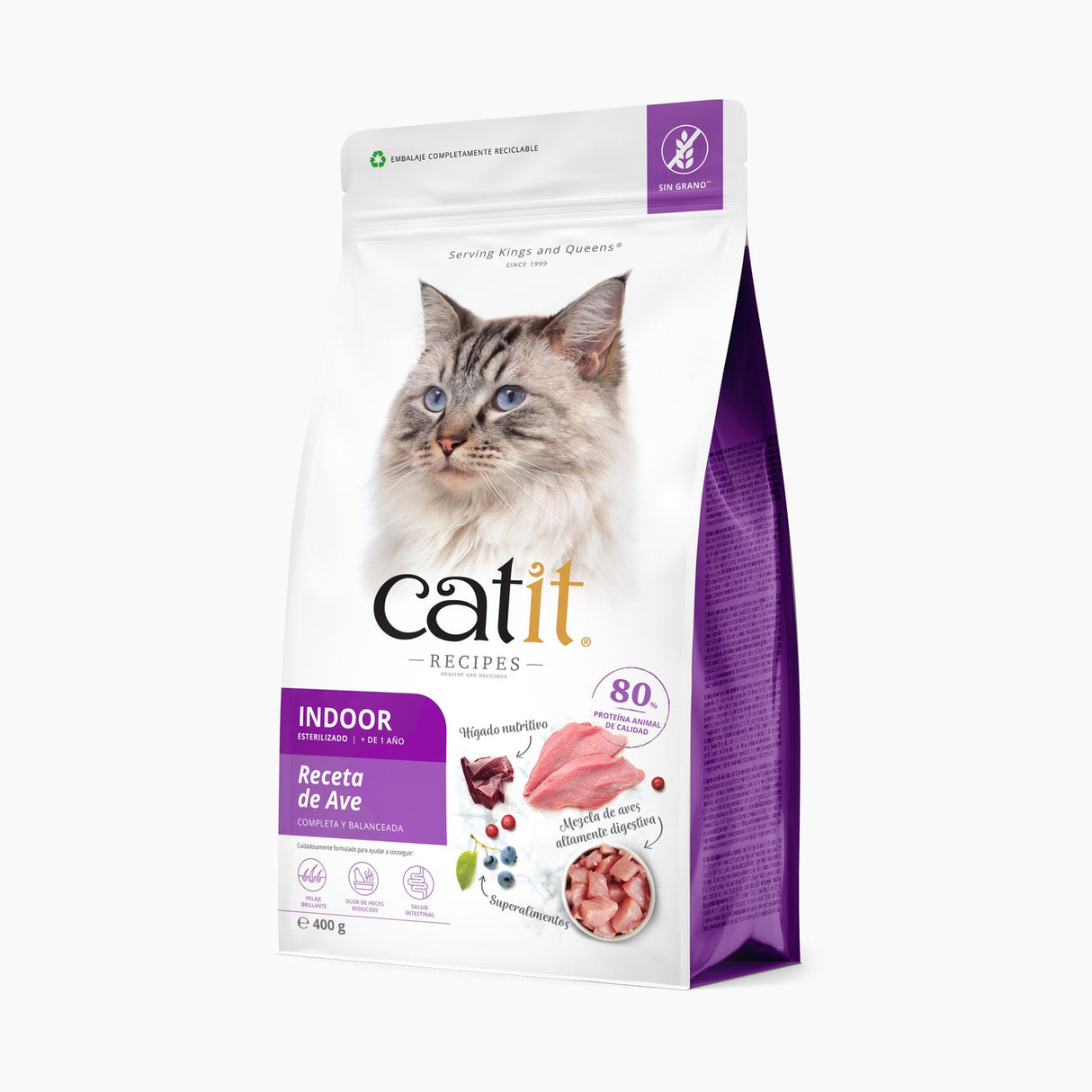 Pienso para gatos Catit Recipes - Receta de Aves para ESTERILIZADO