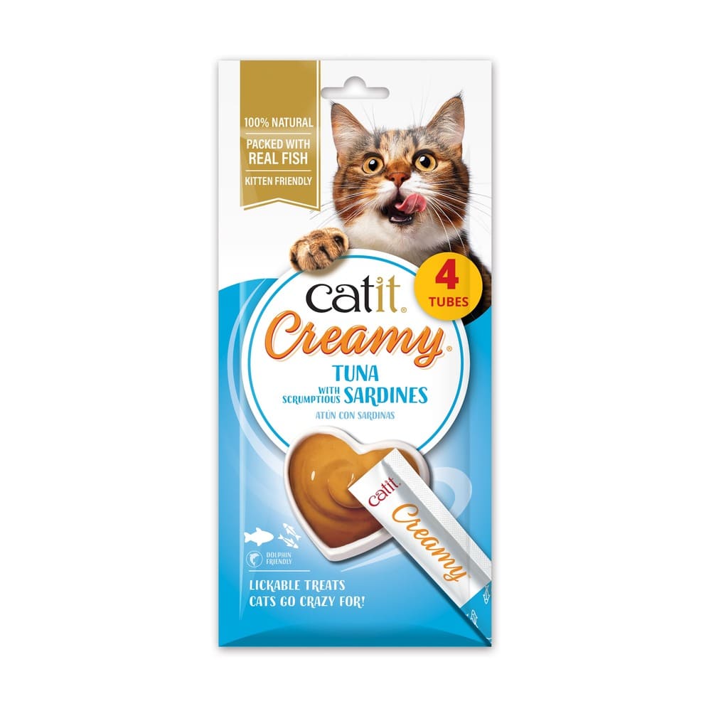 Snacks cremosos para gatos Catit Creamy – 4 Tubos