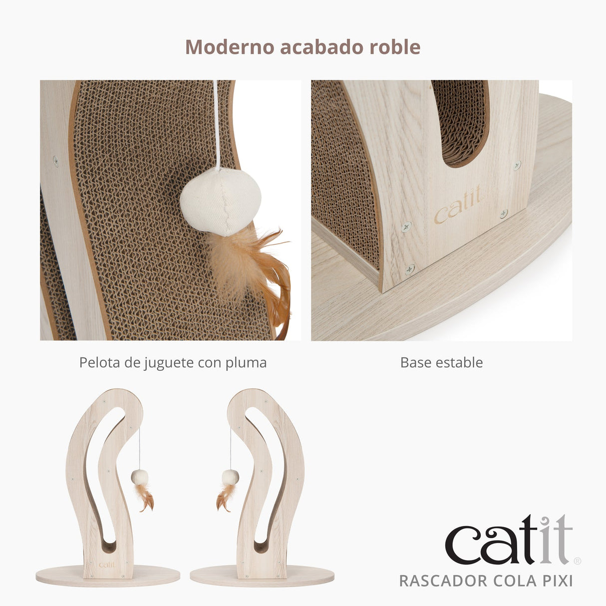 Rascadores de cartón para gatos Catit PIXI