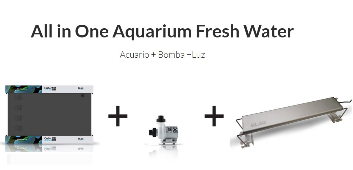 Accesorios incluidos en el acuario All in One 80