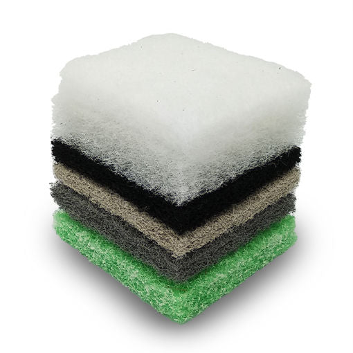 Detalle de filtración (Multipad) del acuario All in One 80 Peninsula