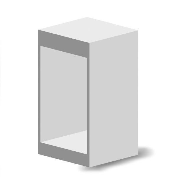 Mueble con estructura blanca