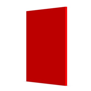 Puerta 4545 Lacada Rojo Brillante Pantone 1805