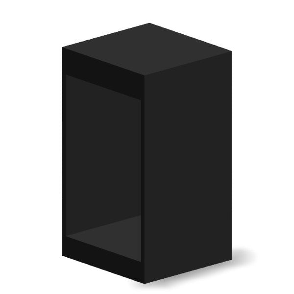 Mueble con estructura negra