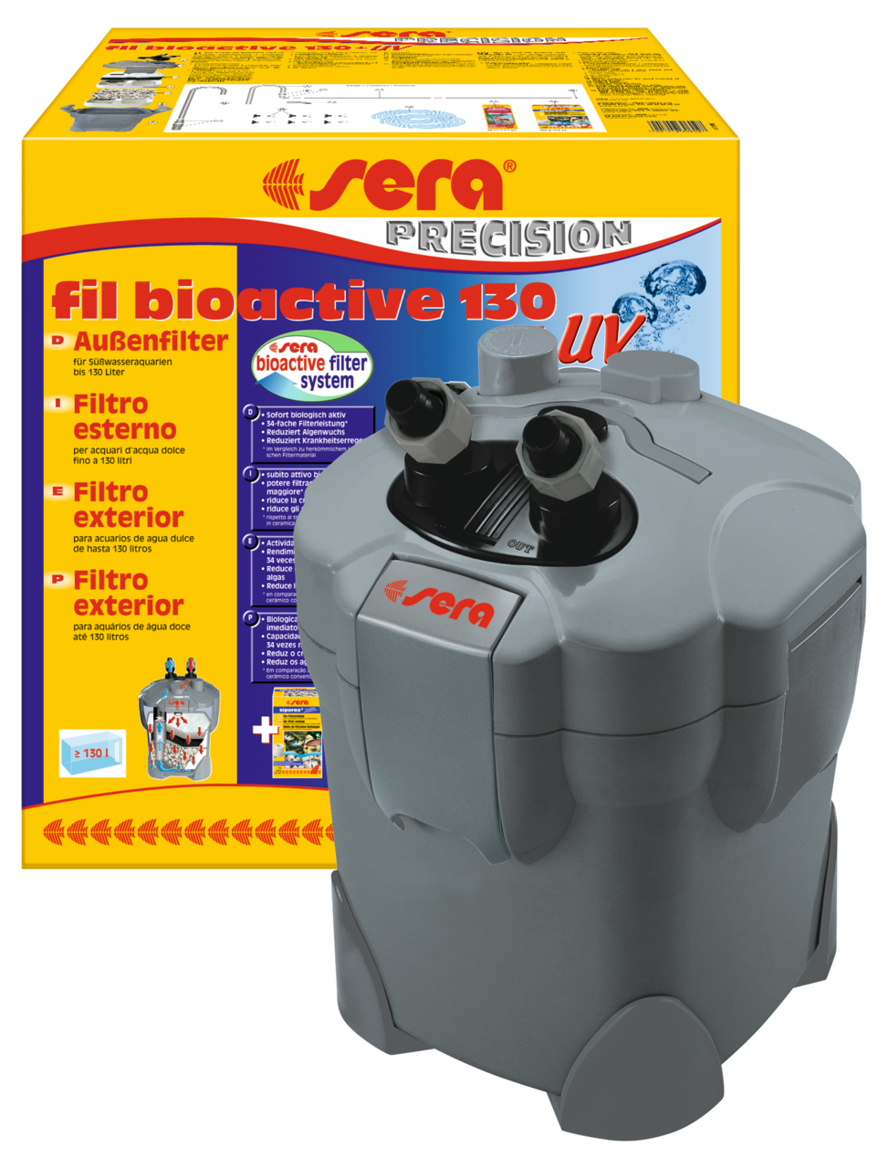 Filtro exterior Sera Fil Bioactive 130-uv