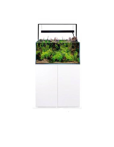 Acuario Aquael ULTRASCAPE Forest con mesa blanca