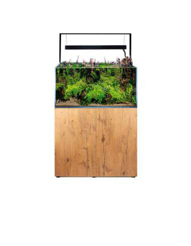 Acuario Aquael ULTRASCAPE Forest con mesa en madera