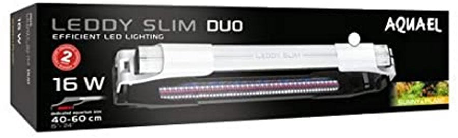 Aquael leddy slim duo sunny plant & night 16 W blanca