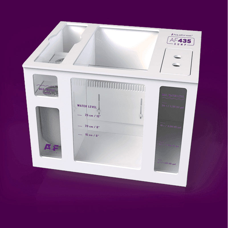 Vista fronta y superior del sumidero Sump AF435