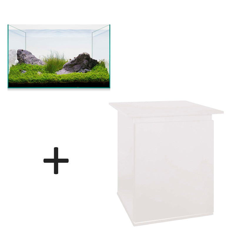 Aquascape basic 20 litros y mueble blanco