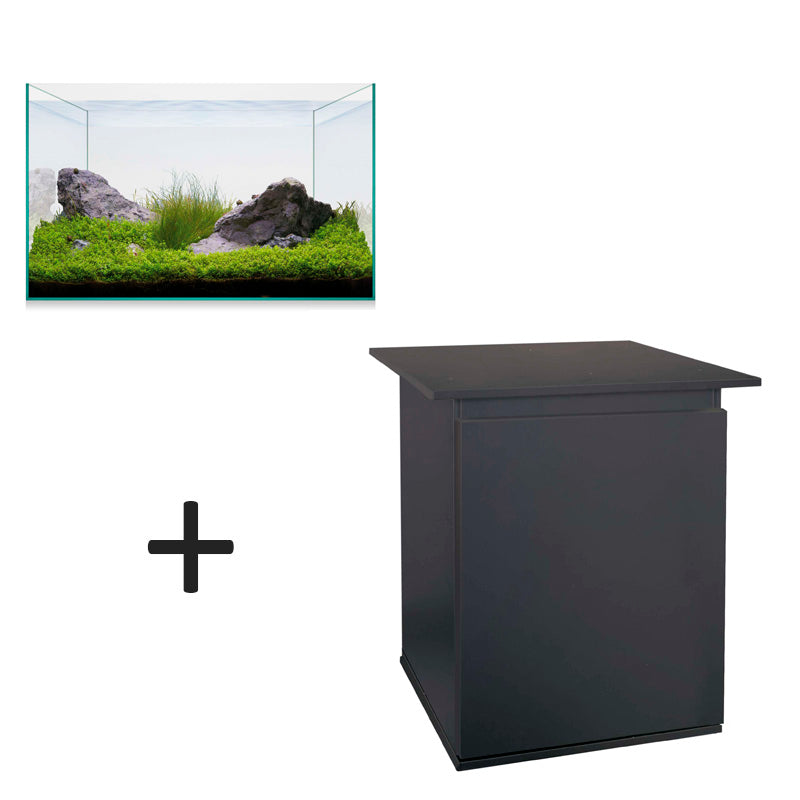Aquascape basic 20 litros y mueble negro 