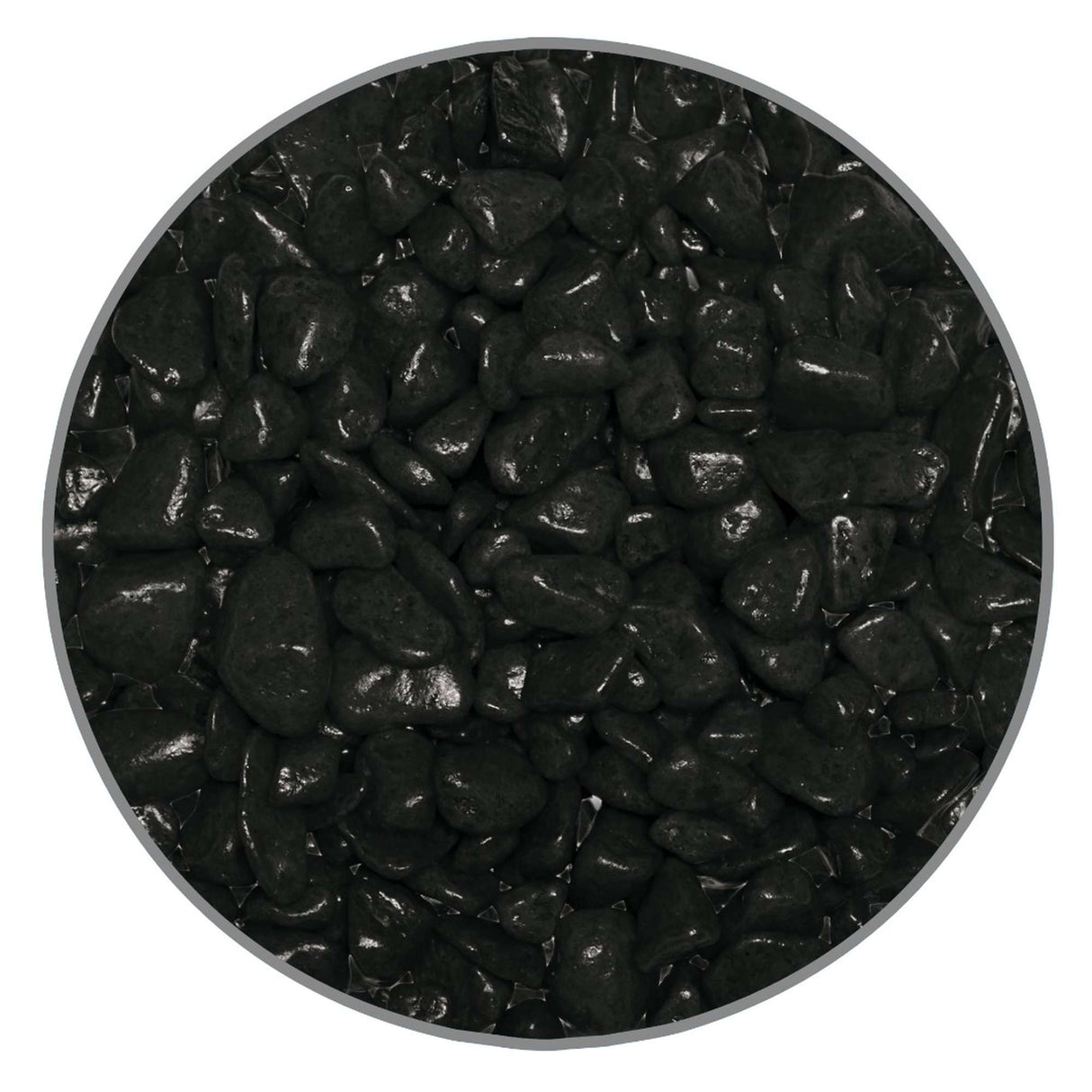Grava negra PREMIUM BRILLANTE (7 mm) - GC414