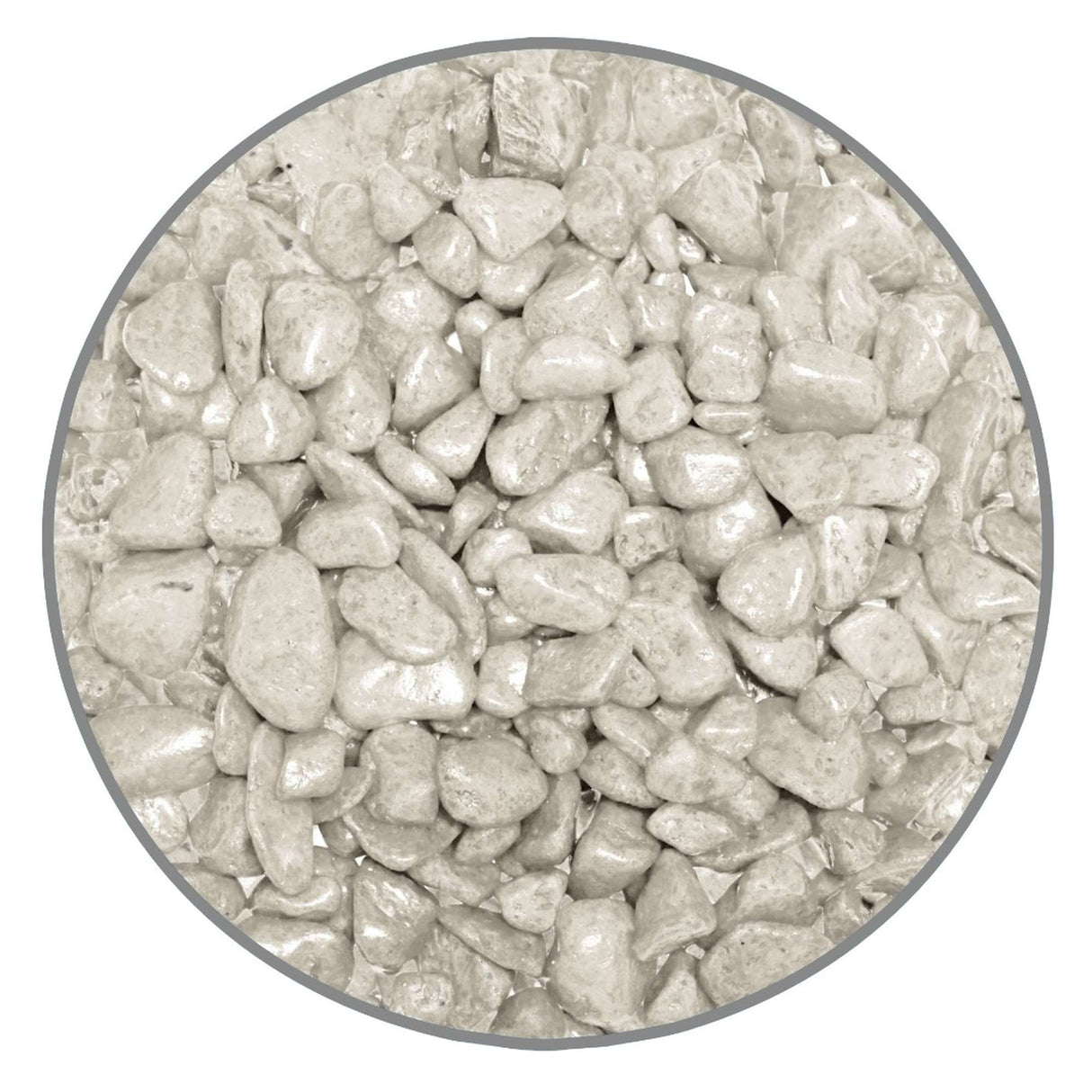 Grava blanca PREMIUM BRILLANTE (7 mm) - GC75