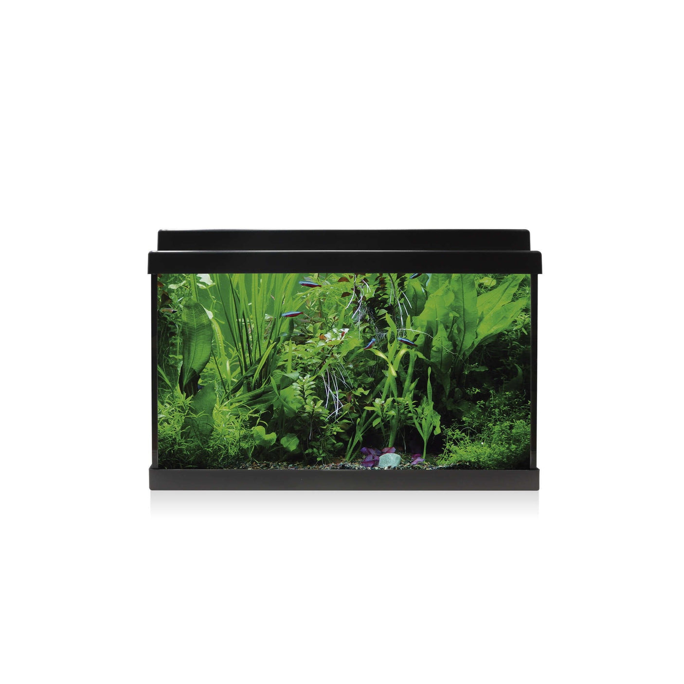 acuario aqua led 33 llitros negro