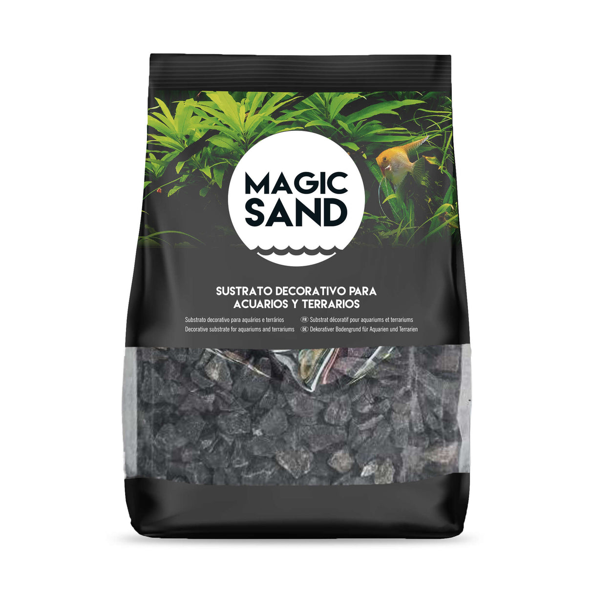 Grava negra MAGIC SAND de 8-16 mm
