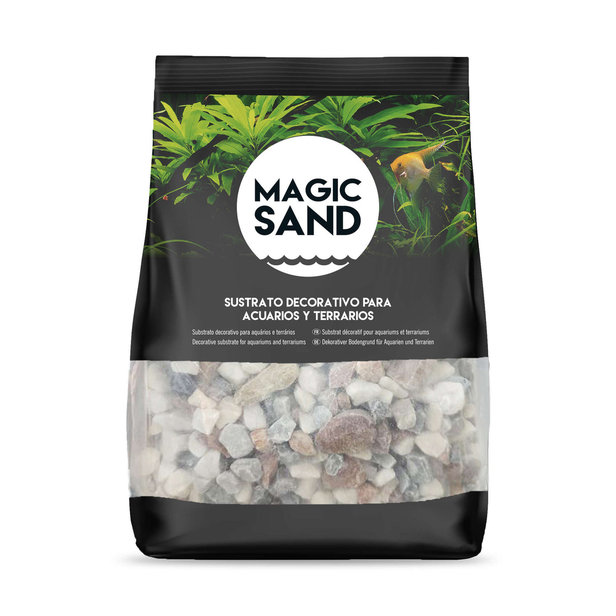 Mix de gravas en diferentes tonos MAGIC SAND de 6-8 mm