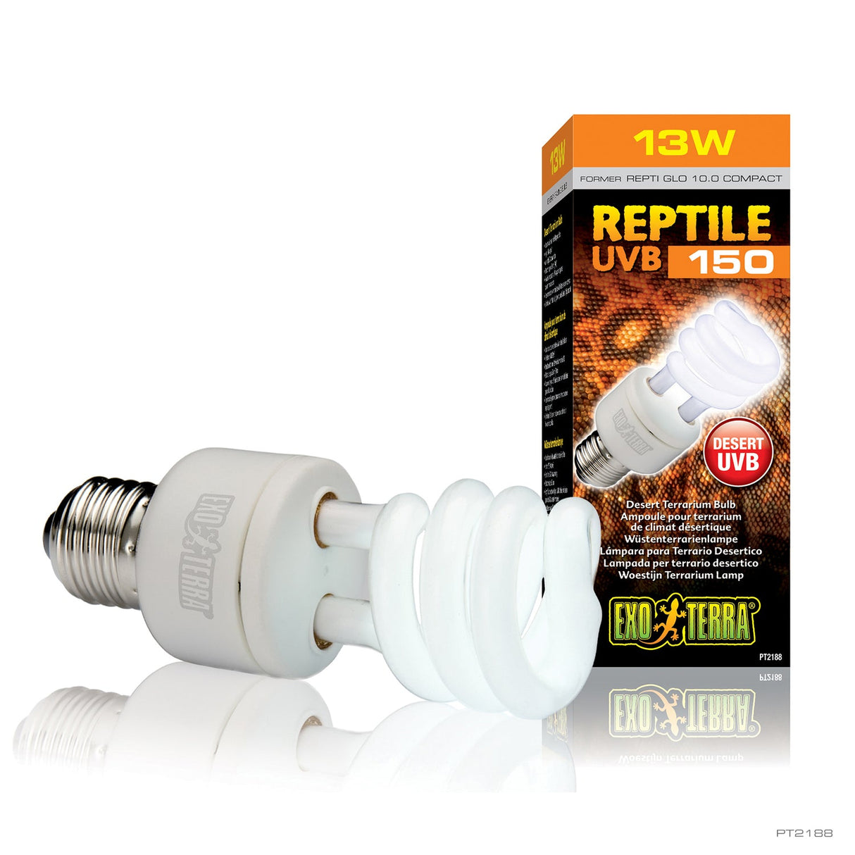 Bombilla de bajo consumo Exo Terra Reptile UVB 150