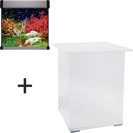 Acuario cubo AQUA LUX PRO de 190 litros con mesa