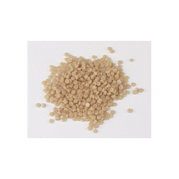 Detalle de biopellets esparcidos