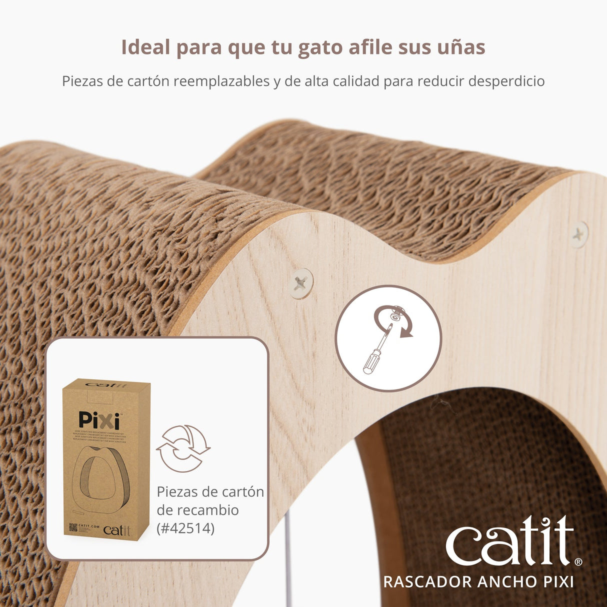 Rascadores de cartón para gatos Catit PIXI