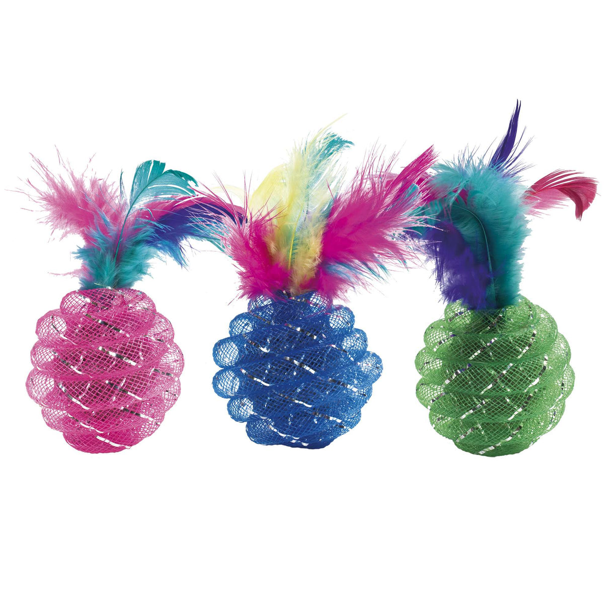 Juguete Caja bolas light color para gatos (4.5 cm) - CH2003