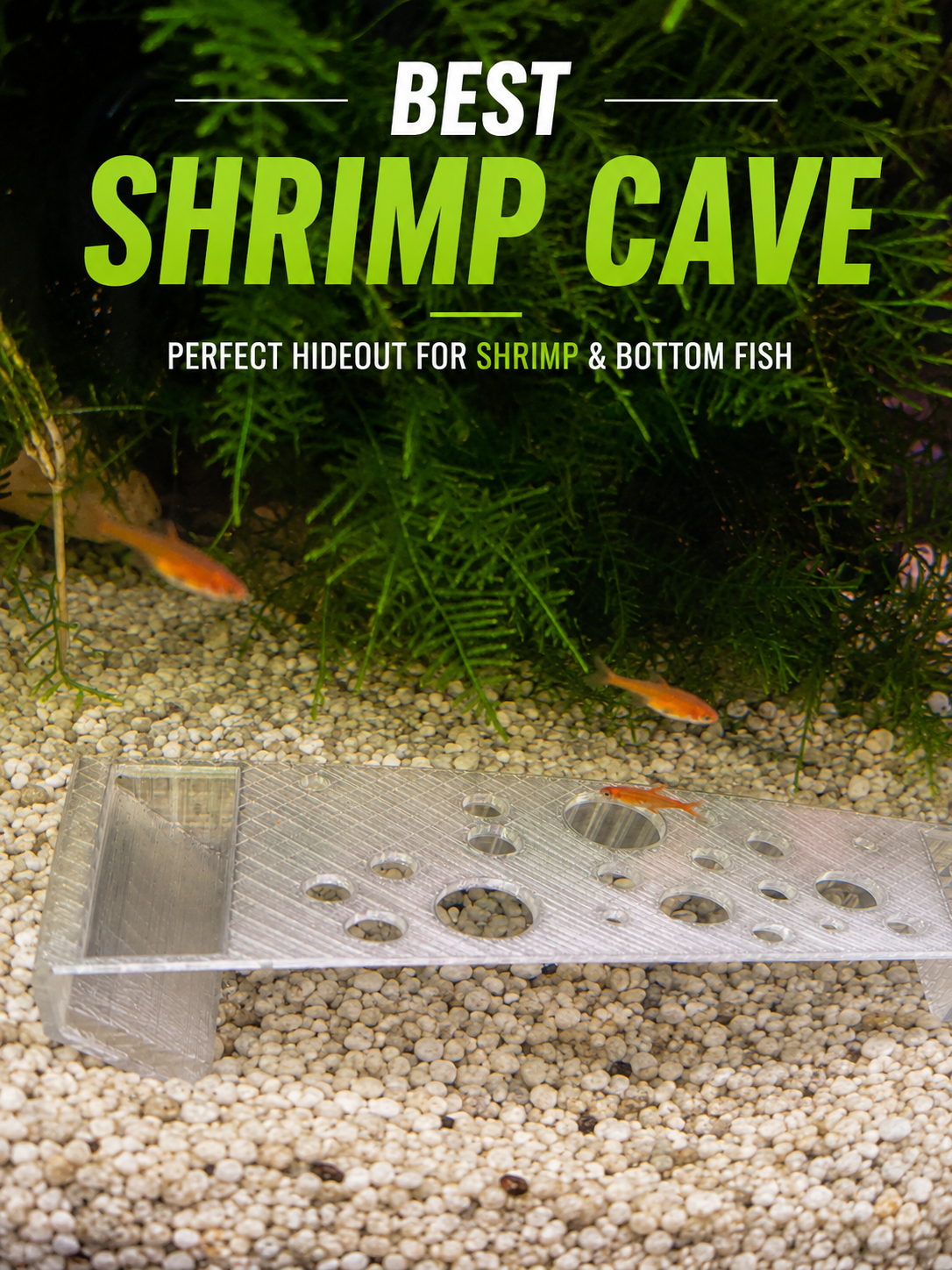 Cueva para Gambas y Peces de Fondo - 24 cm