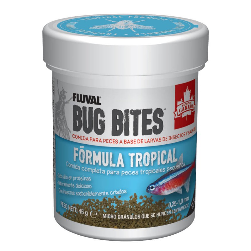 Bug Bites para peces tropicales 45 gramos