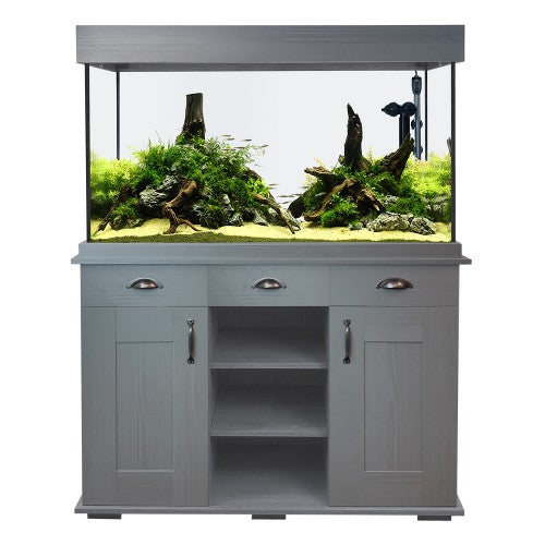 Kit de acuario shaker gris de 345 litros