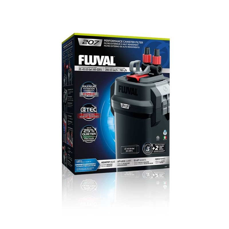 caja fluval 207 filtro externo