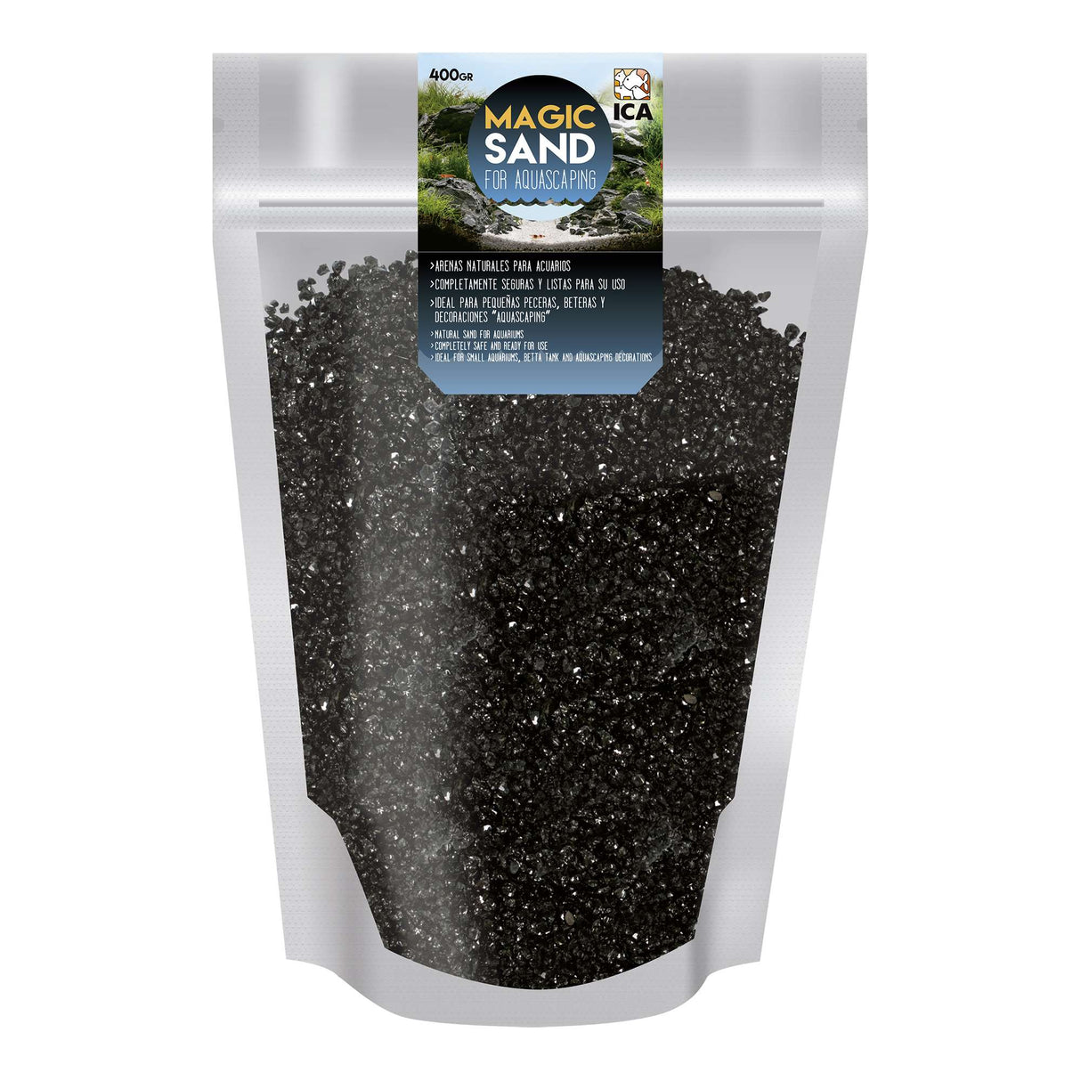 Arena MAGIC SAND negra (1 mm)