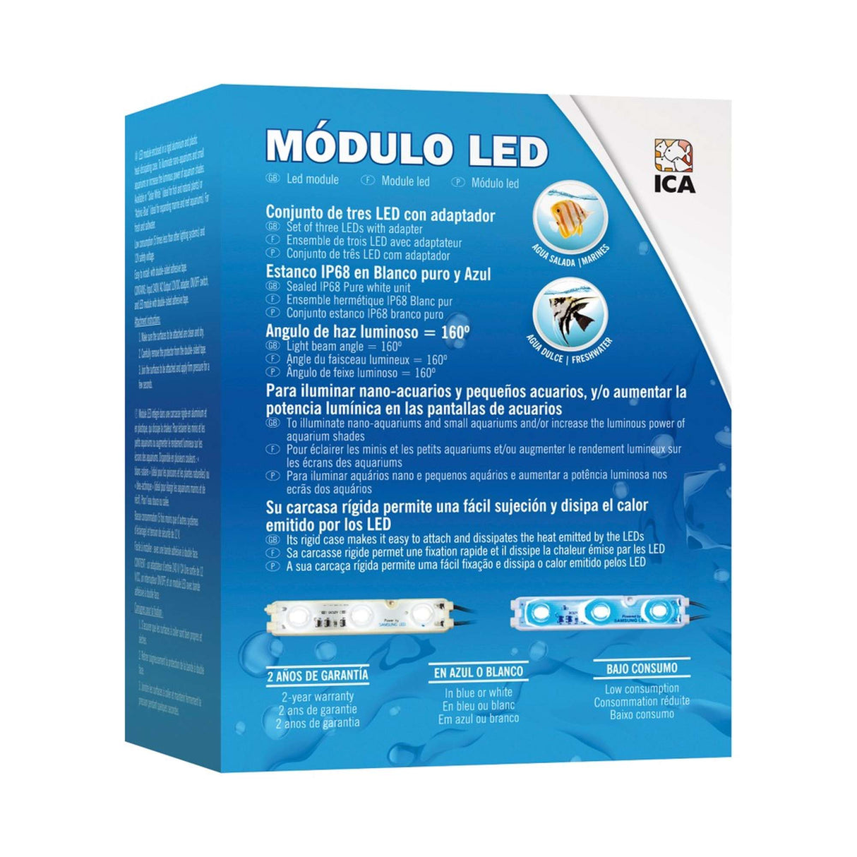 caja ed nano aqua led samsung