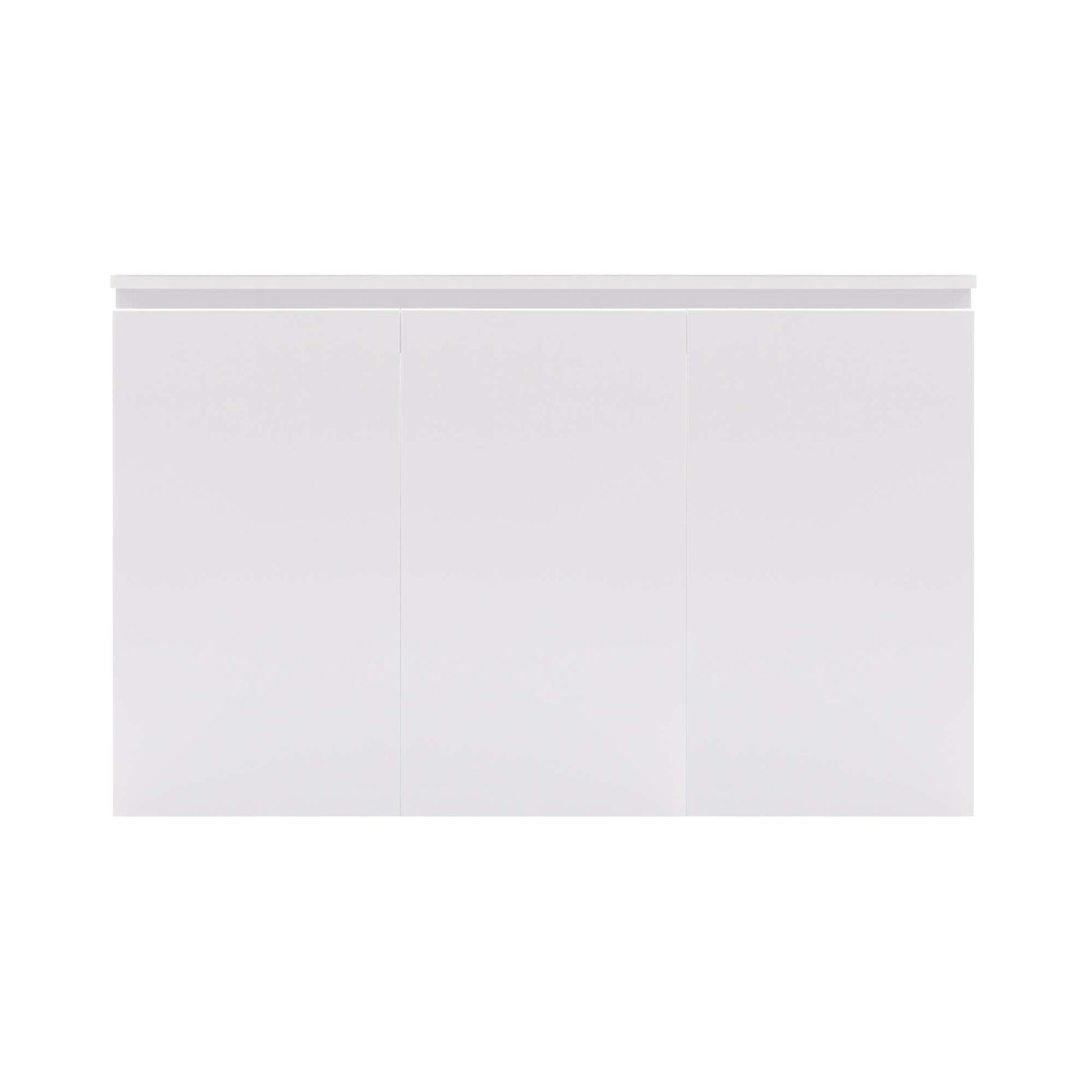 Mesa de color blanco para acuario de 120 cm frontal