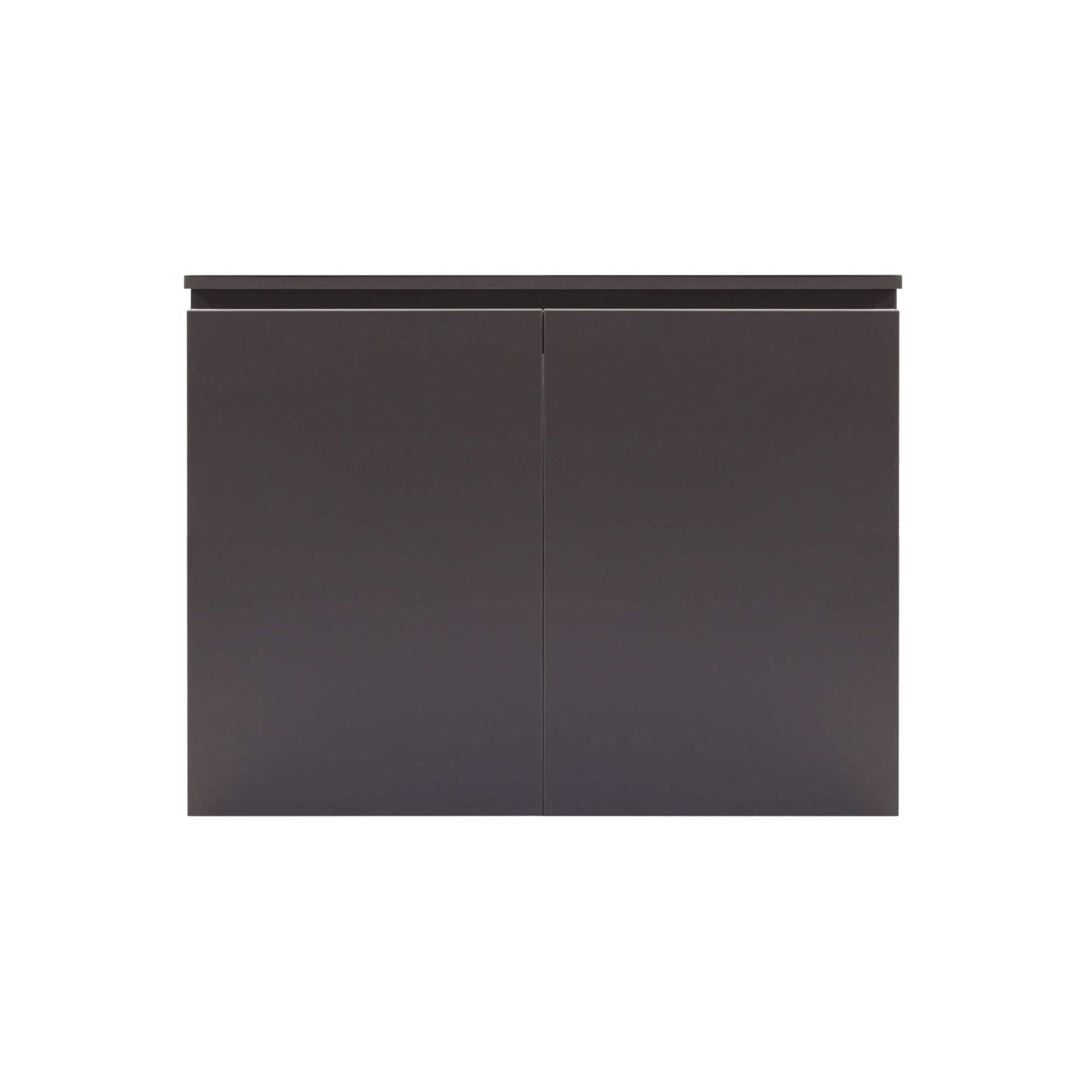 Mesa de color negro para acuarios de 168 y 200 litros frontal
