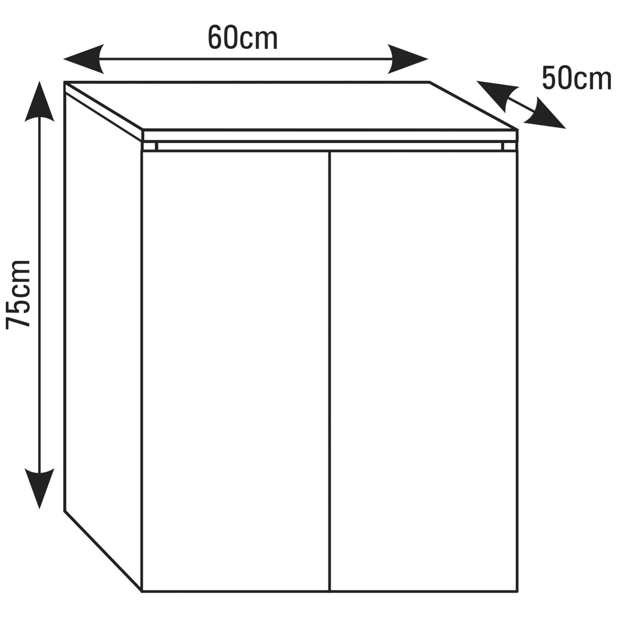Medidas mesa de para acuario de 60 cm