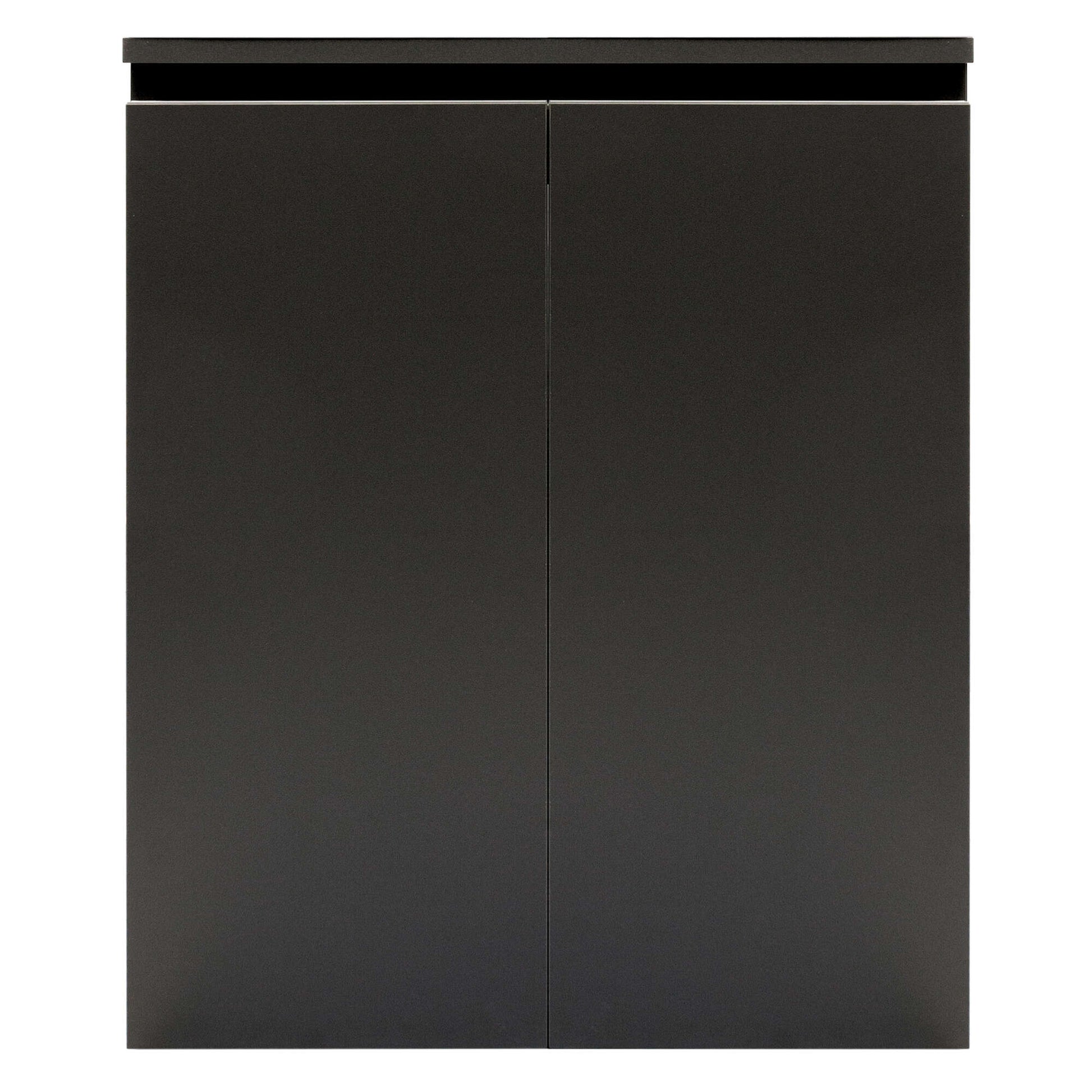 mesa de color negro para kit aqua led 64 litros 