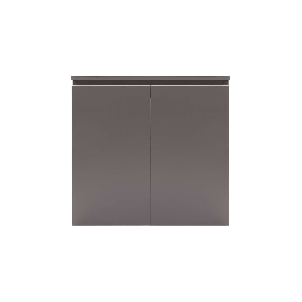 Mesa de color gris antracita para acuario de 120 litros frontal