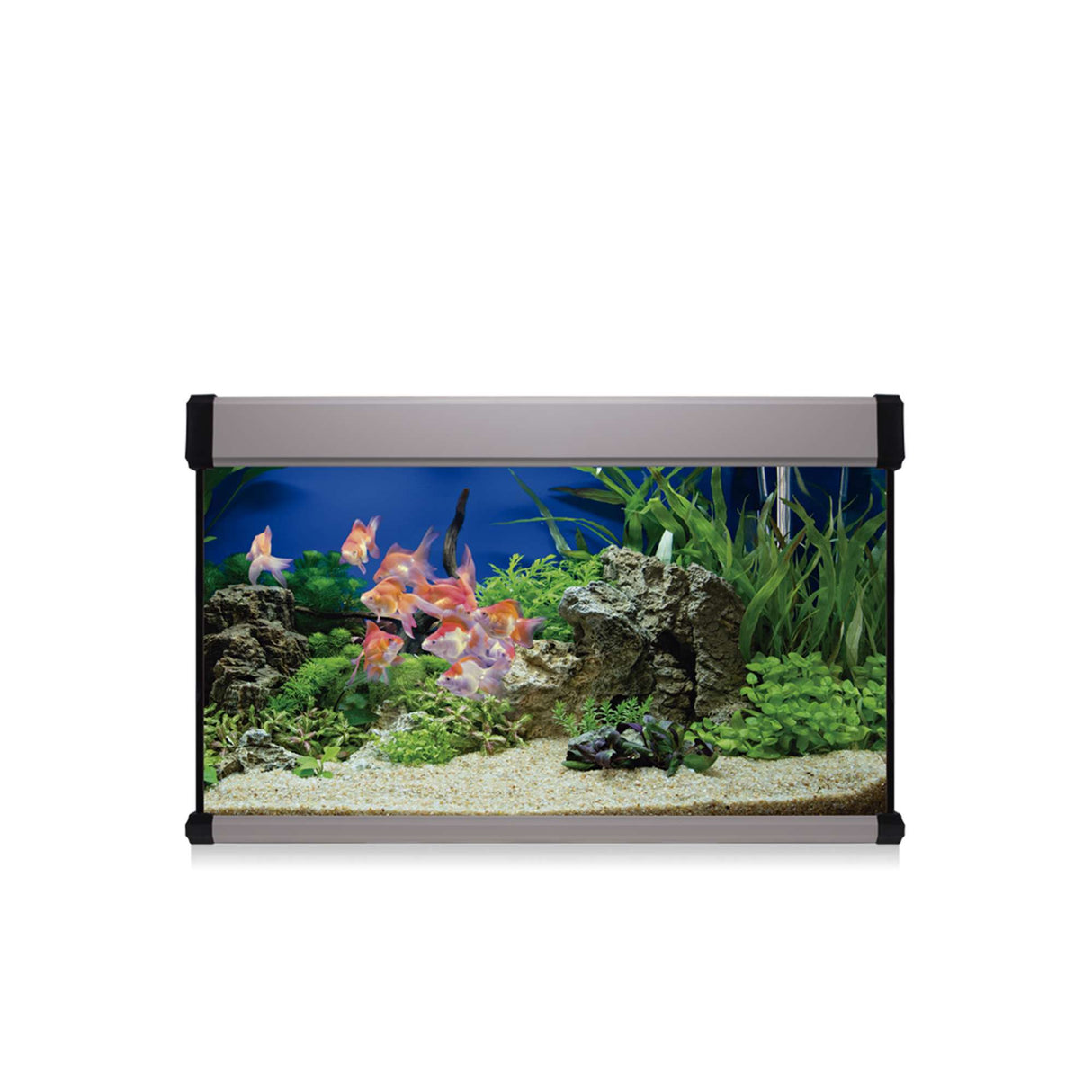acuario kit aqua lux pro de 100 litros plata plata