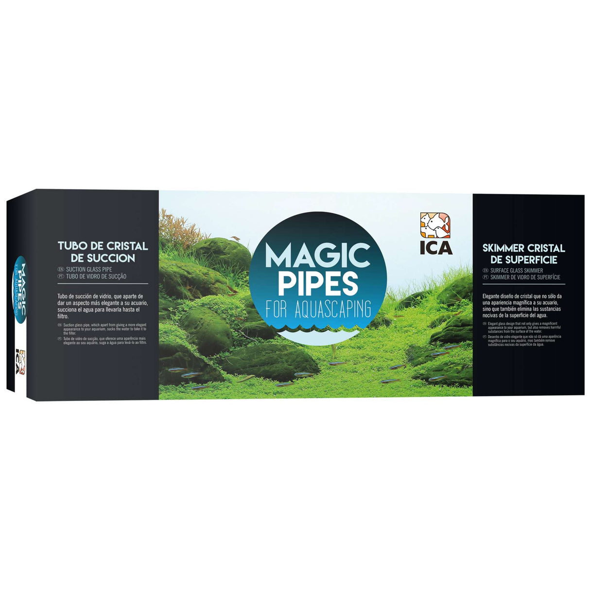 Tubo de cristal de succión