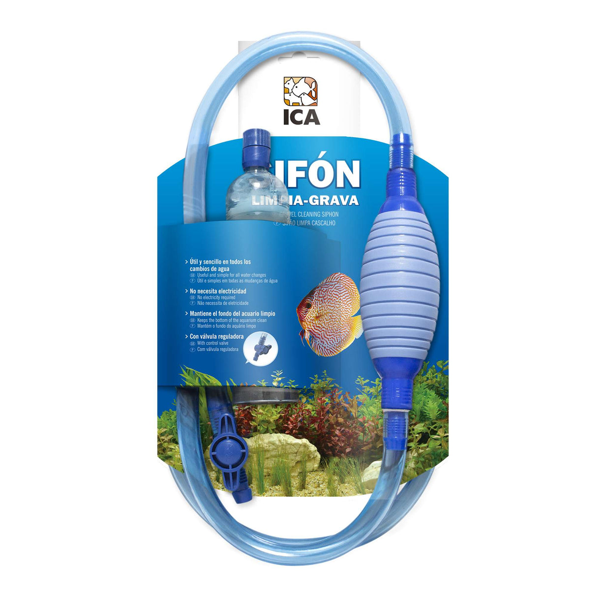 Sifón limpia grava FAUCET