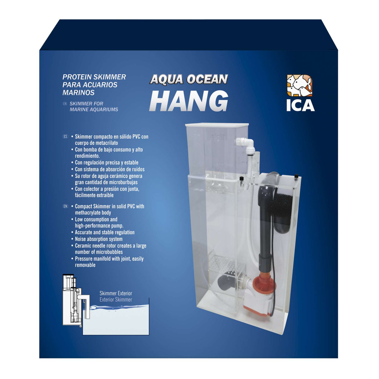 Caja del Skimmer AQUA OCEAN Hang de mochila