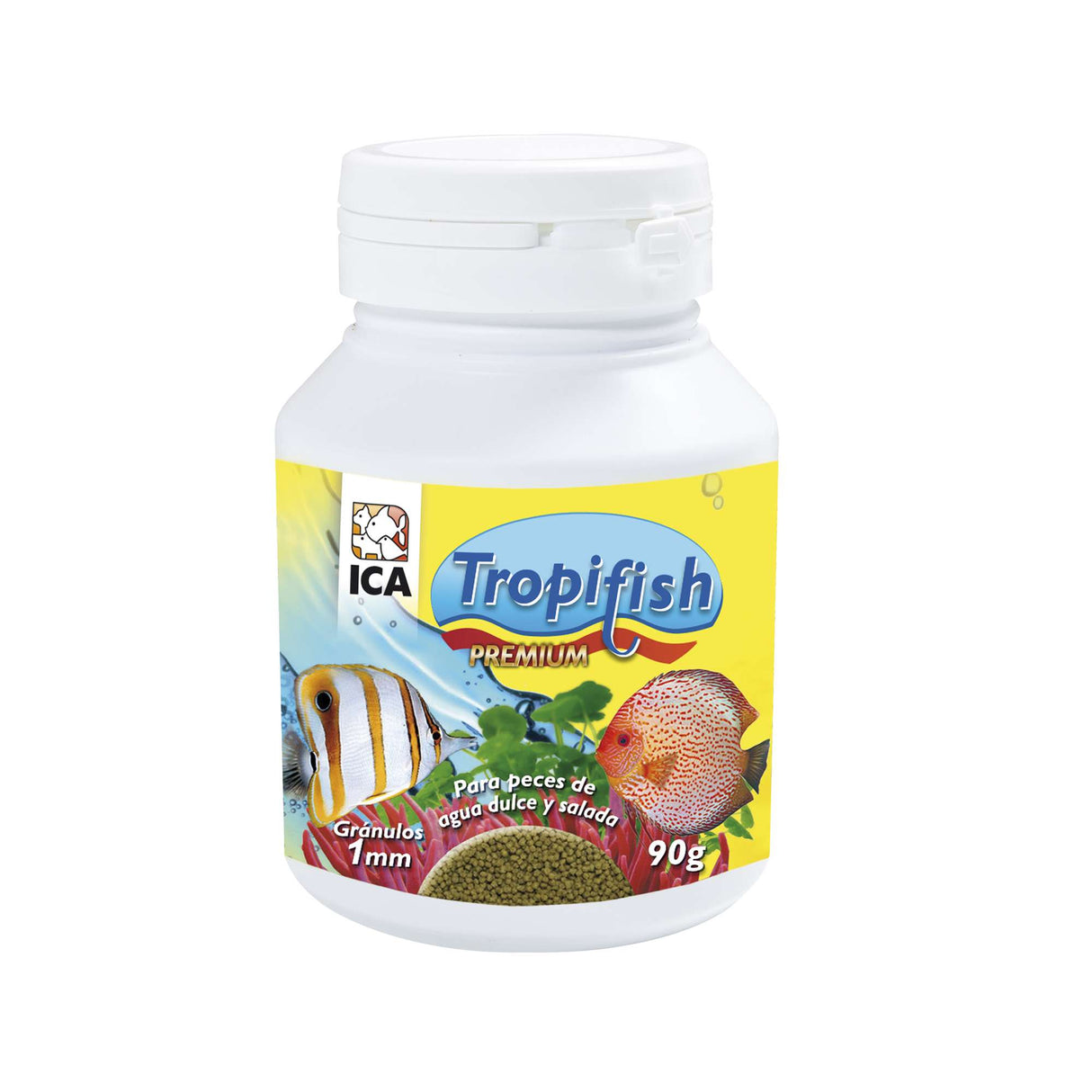 Alimento Tropifish PREMIUM (1 mm) de 90 gramos