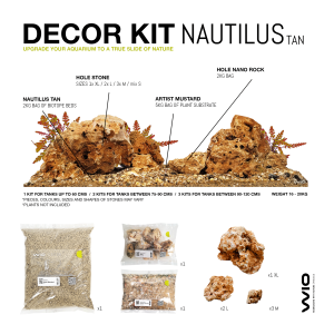 Kit de decoración WIO NAUTILUS TAN