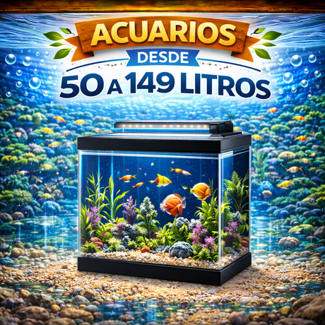 Acuarios desde 50 a 149 litros