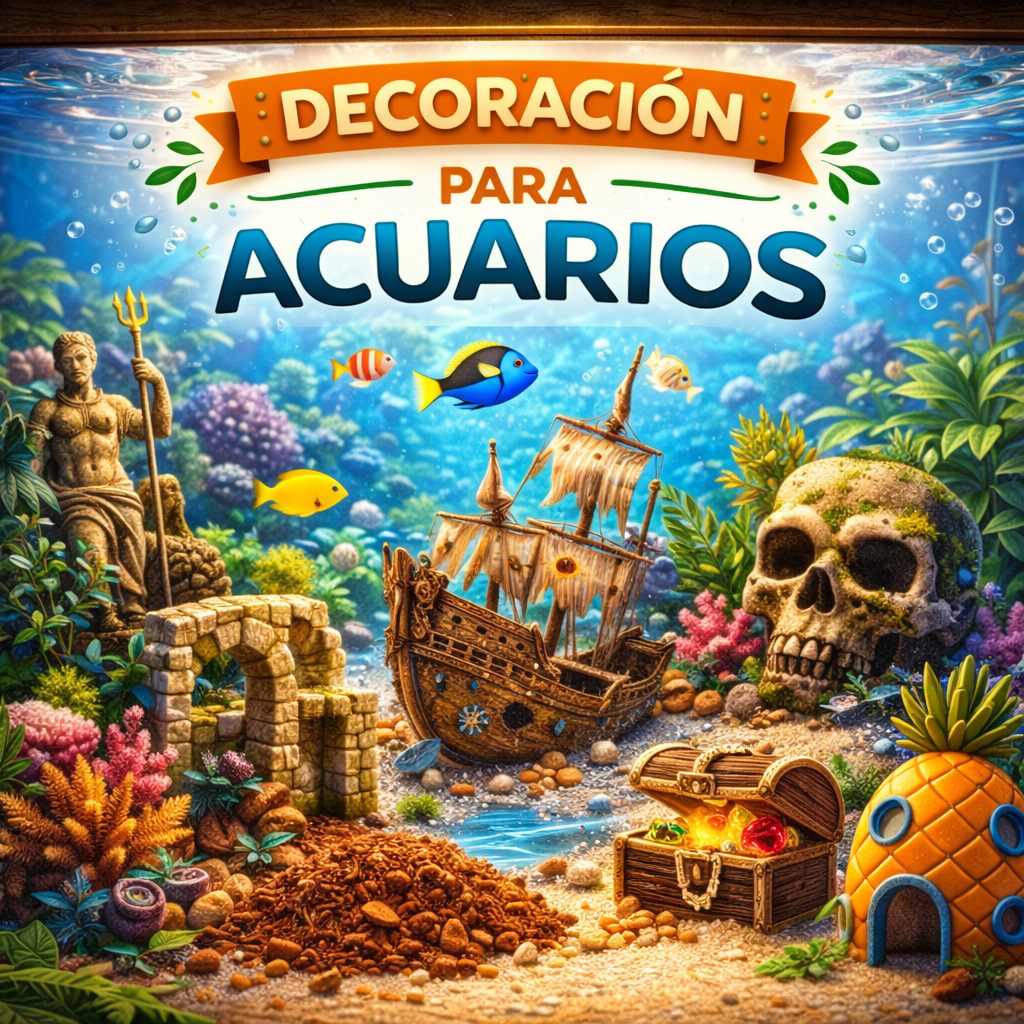 Decoración para acuarios