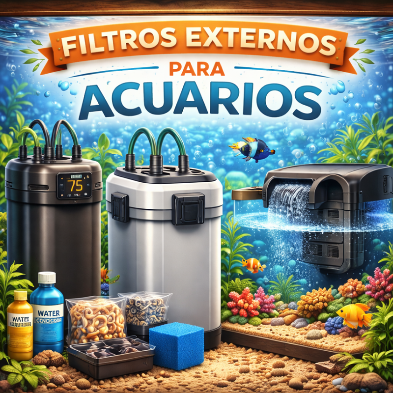 Filtros exteriores para acuarios
