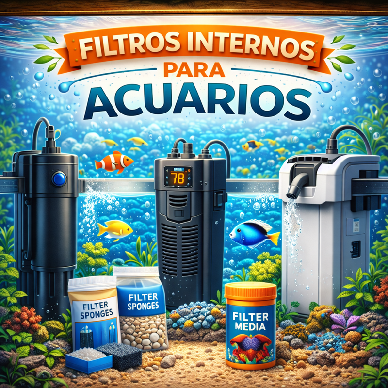Filtros internos para acuarios