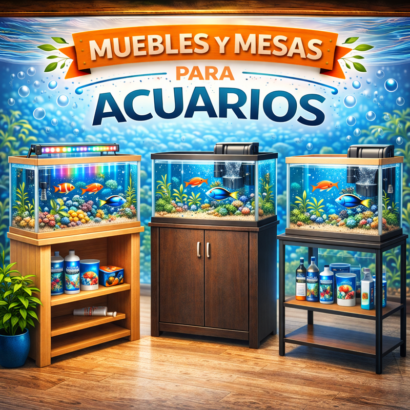 Muebles y Mesas para acuarios