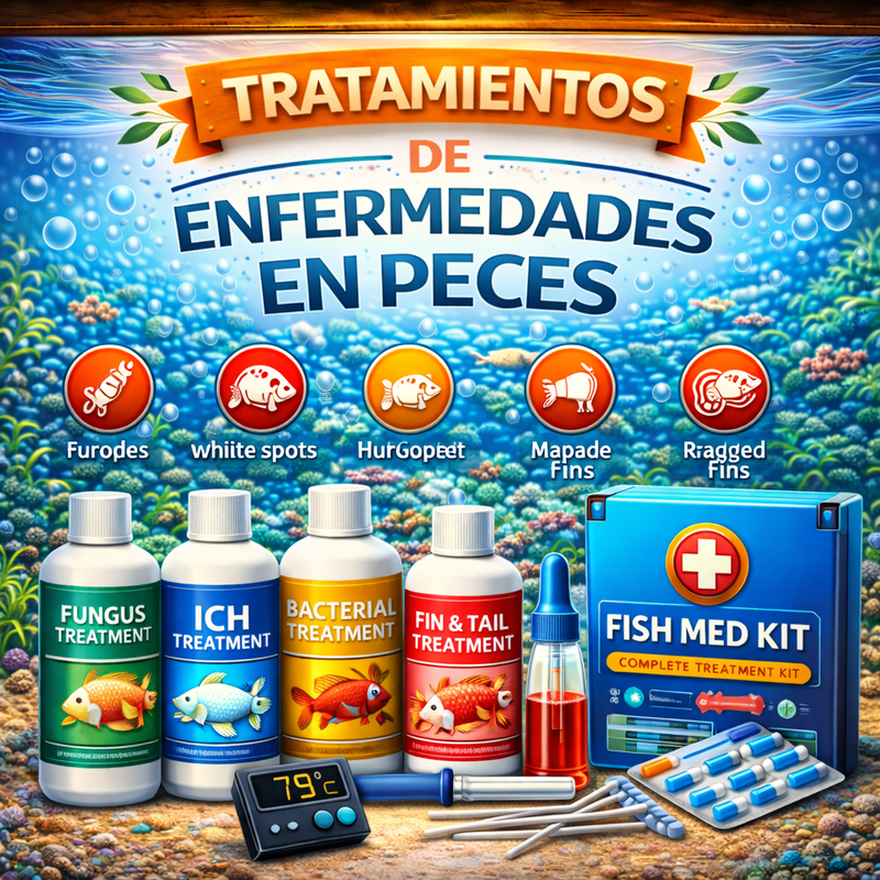 Tratamientos de enfermedades en peces